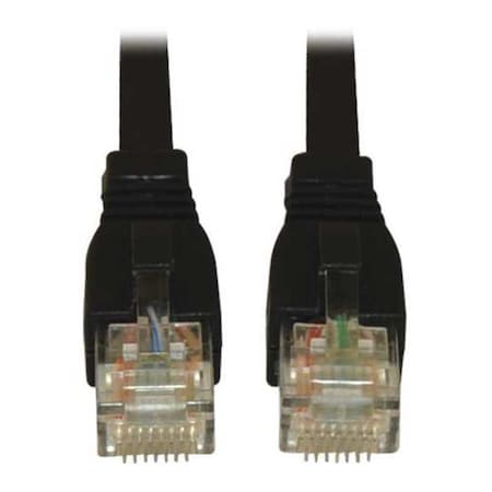 Cat6(a) Cable, Snagless, 10G, Black, 7ft MPN:N261-007-BK