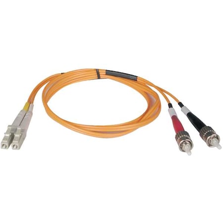 Fiber Optic Patch Cord, LC/ST, 3m, Multi MPN:N318-03M