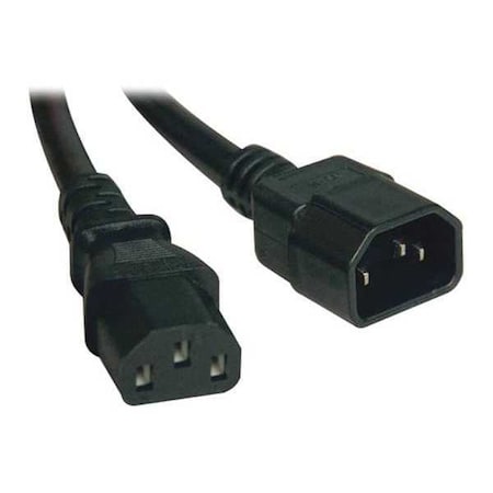 Power Cord, C14 to C13, 10A, 18AWG, 10ft MPN:P004-010