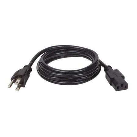 Power Cord, 5-15P to C13, 10A, 18AWG, 10ft MPN:P006-010