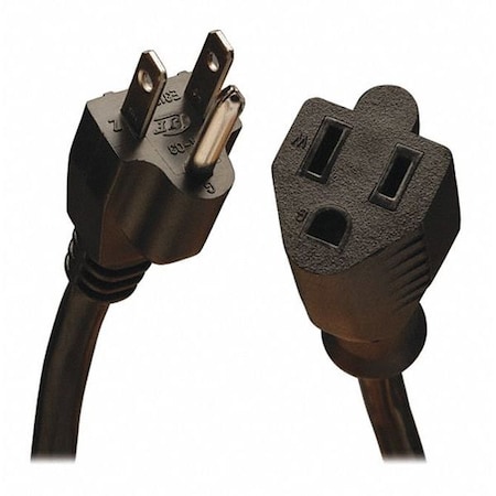 Power Cord, HD, 5-15P, 5-15R, 15A, 14AWG, 6ft MPN:P024-006