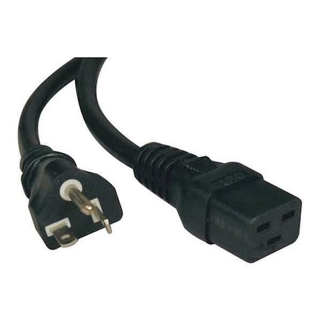 Power Cord, HD, C19, 5-20P, 20A, 12AWG, 10ft MPN:P049-010