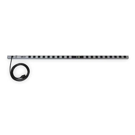 PDU, Local Metered, 5-15/20R, 5-20P, L5-20P, 15 ft., Silver MPN:PDUMV20