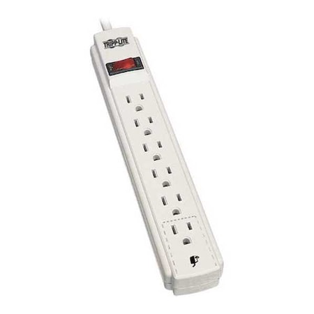 Power Strip, 5-15R, 5-15P, 4.57m, Light Gray MPN:PS615