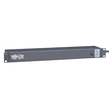 Power Strip, Surge, 5-15R, 5-15P, 15 ft., Black MPN:RS-0615-R