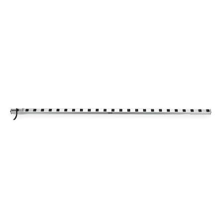Power Strip, Surge, 24 5-15R, 5-15P, 15 ft., Black/Silver MPN:SS7619-15