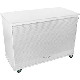 TrippNT™ White Medium Polyethylene Mobile Lab Cabinet 48