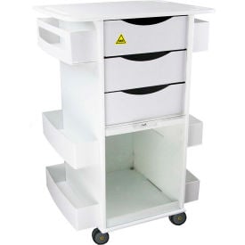 TrippNT MRI Core DX Lab Cart with with Drawers & Sliding Door 23