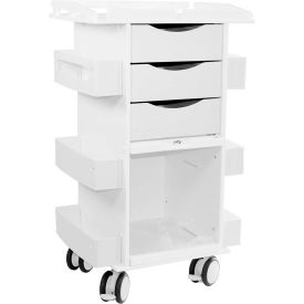 TrippNT™ Core DX Storage Cart with Security Railed Top and Clear PETG Sliding Door 53504