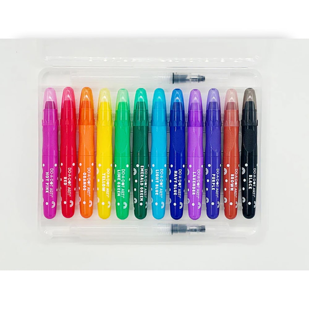 Do-A-Dot Art! Watercolor Crayons, Rainbow Bright, Pack Of 12 MPN:DAD401