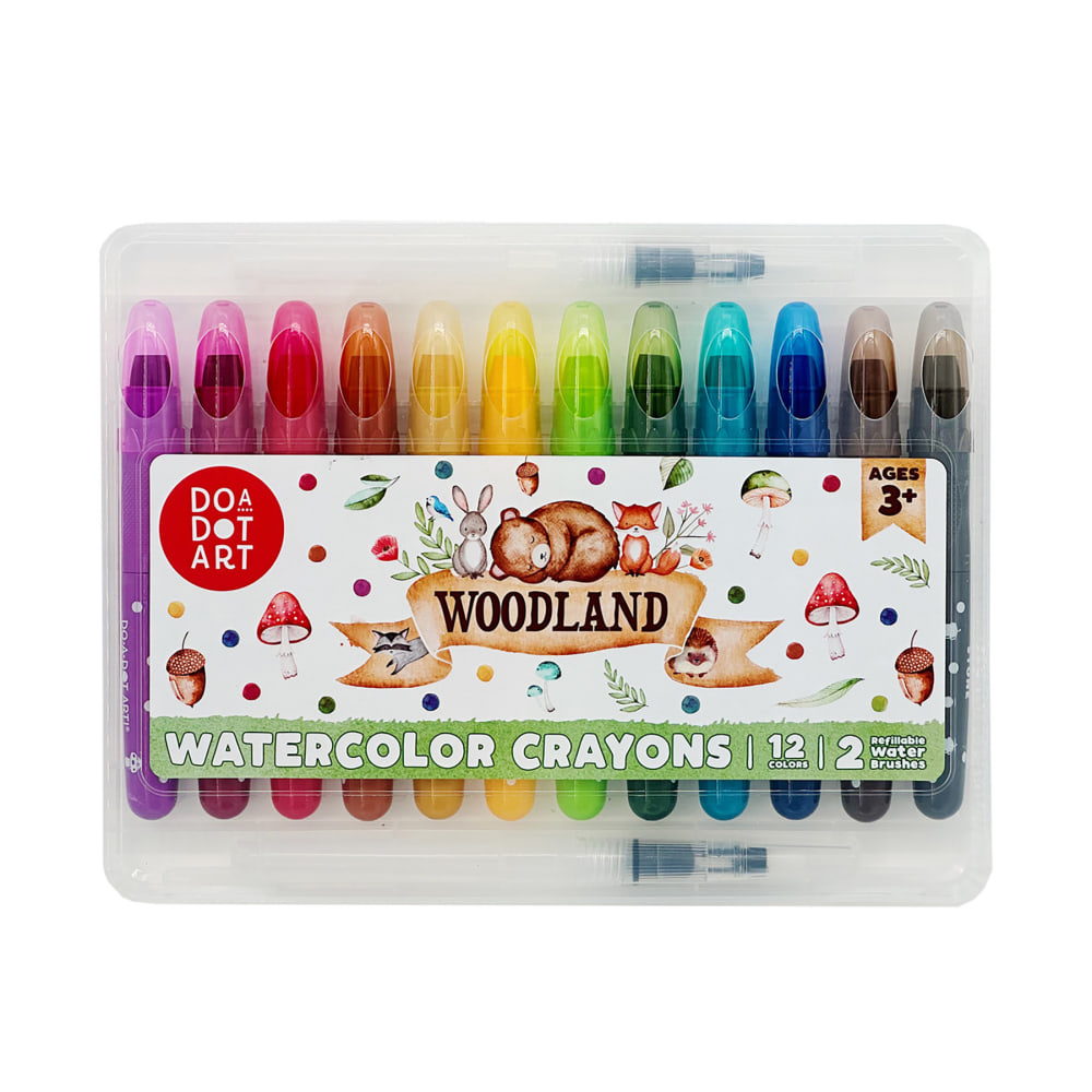 Do-A-Dot Art! Watercolor Crayons, Woodlands, Pack Of 12 MPN:DAD403