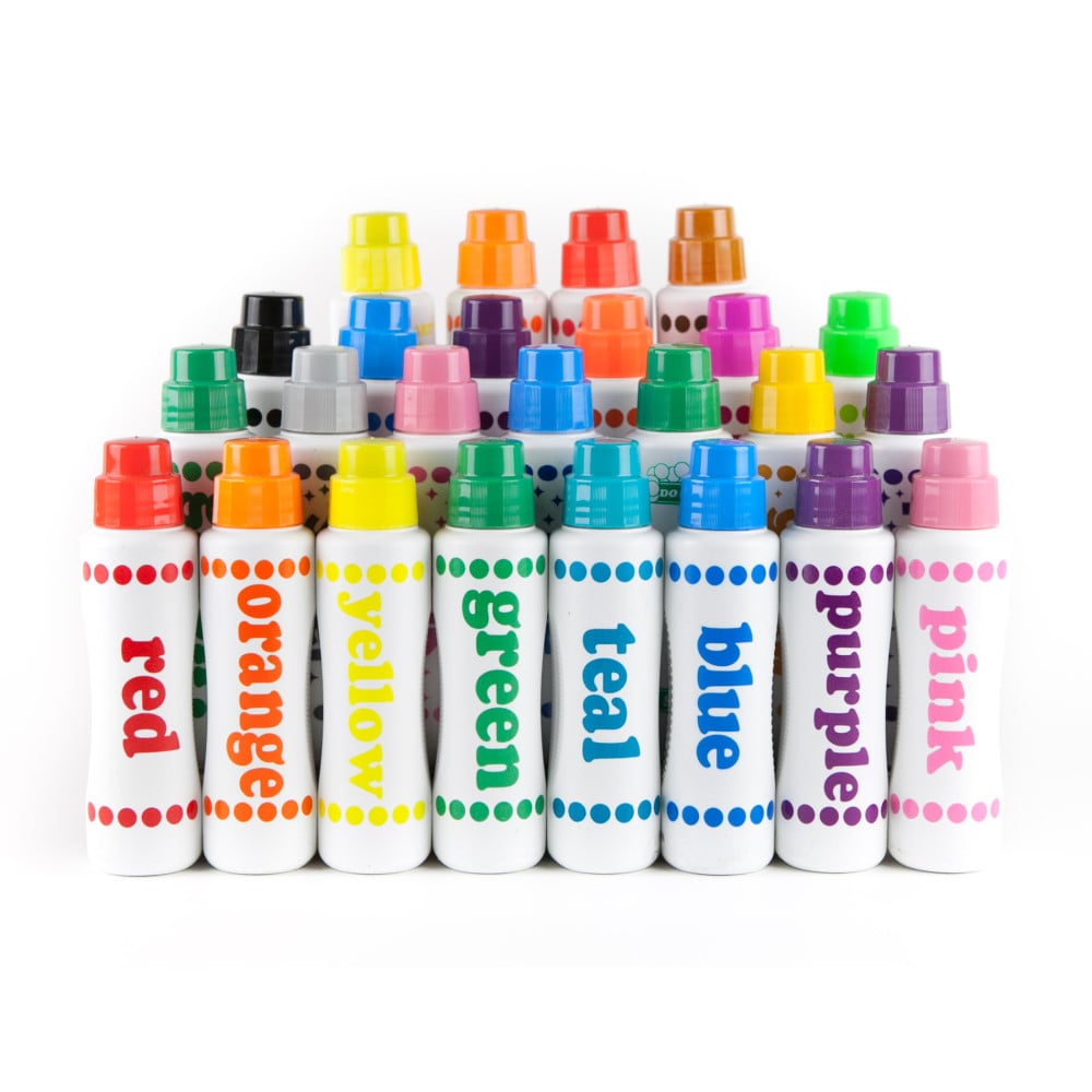 Do-A-Dot Art! Dot Markers, Broad Tip, Assorted Colors, Pack Of 25 Markers MPN:DAD1025