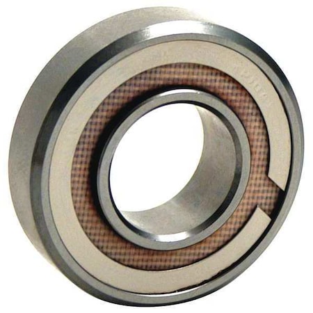 Round Radial Ball Bearing, Double Sealed Closure, 1/2 in Bore Dia MPN:2101085682