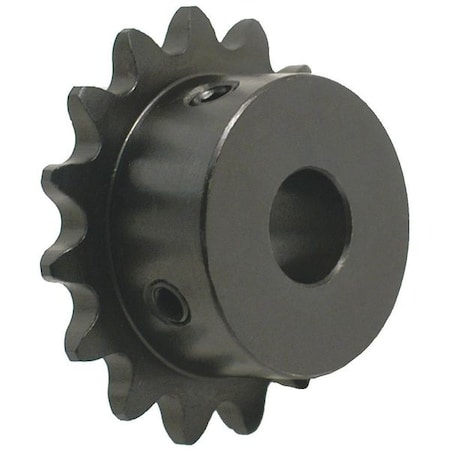 Roller Chain Sprocket, Finished Bore with Set Screws (No Keyway), 25 Chain Size, 20 # of Teeth MPN:25BS20H X 1/2