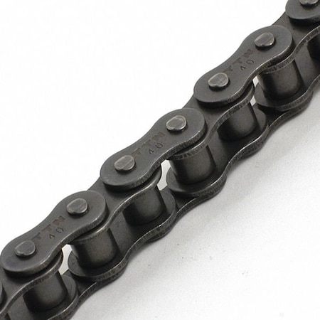 Roller Chain, Single Strand, Riveted, 50ft MPN:80-1R X 50FT