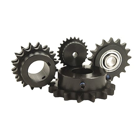Roller Chain Sprocket, Finished Bore with Keyway & SS, 60-2 Chain Size, 20 # of Teeth MPN:D60BS20H X 1 1/2