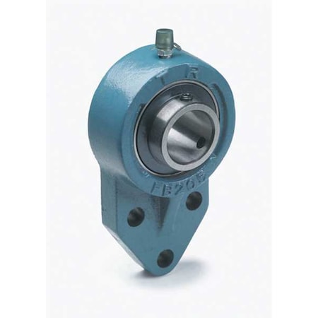 3 Holes, Flange Bracket Housing, 3 Bolt Flange Bearing, Radial Ball, 1 in Dia, Cast Iron, Set Screw MPN:UCFB205-16A