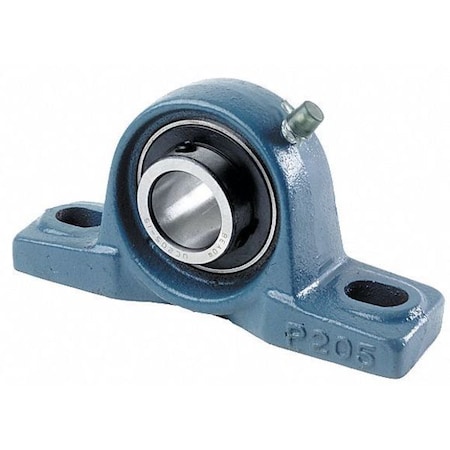 Pillow Block Bearing, Cast Iron Housing Material, Set Screw, Ball, 1-5/16 in Dia, Alloy Steel Insert Material MPN:UCP207-21