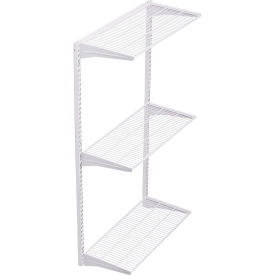 Triton Products® Storability Wall Mount Shelving Unit 3 Shelves 33