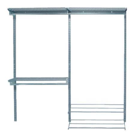Modular Closet Garage and Laundry Organizer Kit W/ Mounting Hardware, 66