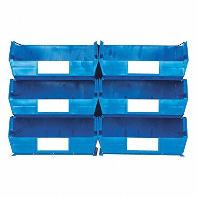 Wall Storage Blue Bins/Rails 8 pcs. MPN:3-235BWS Wall Storage Blue Bins/Rails 8 pcs. MPN:3-235BWS
