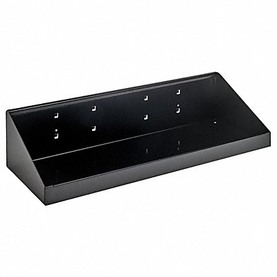 Pegboard Shelf 100 lb 6-1/2 D 18 W Black MPN:56186-BLK