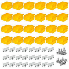 Triton Products Small Pegboard Hanging Bin System 24 pc BK-210
