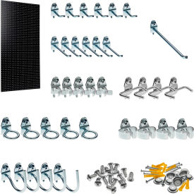 Triton Products High Density Fiberboard Pegboard Kit w/ 36 Durahooks 24