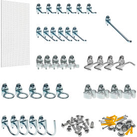 Triton Products High Density Fiberboard Pegboard Kit w/ 36 Durahooks 24
