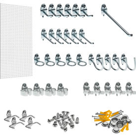 Triton Products High Density Fiberboard Pegboard Kit w/ 36 Durahooks 24