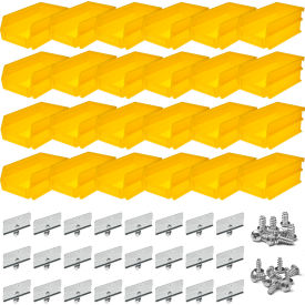 Triton Products Medium Pegboard Hanging Bin System 24 pc BK-220