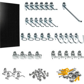 Triton Products High Density Fiberboard Pegboard Kit w/ 36 Durahooks 24