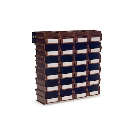Wall Storage Unit W/ (24) 5-3/8