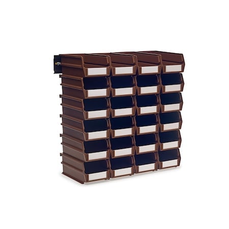 Wall Storage Unit W/ (24) 7-3/8