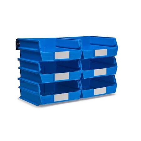 Polypropylene Polypropylene Bin Kit, 5 in. H x 11 in. W, Blue MPN:3-235BWS