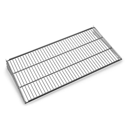 Wire Shelf W/ Lock-On Hanging Brackets, Epoxy Coated Steel, Gray, 31
