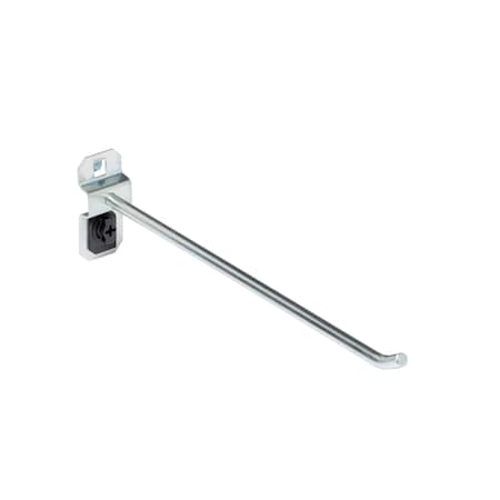 8 In. Single Rod 30 Degree Bend Steel Pegboard Hook for LocBoard, PK5 MPN:51813