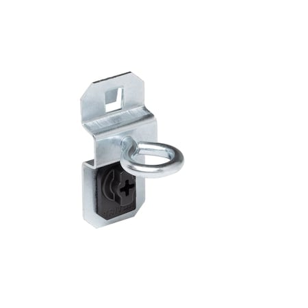 1-1/8 In. Single Ring 1/2 In. I.D. Steel Tool Holder for LocBoard, PK5 MPN:54105