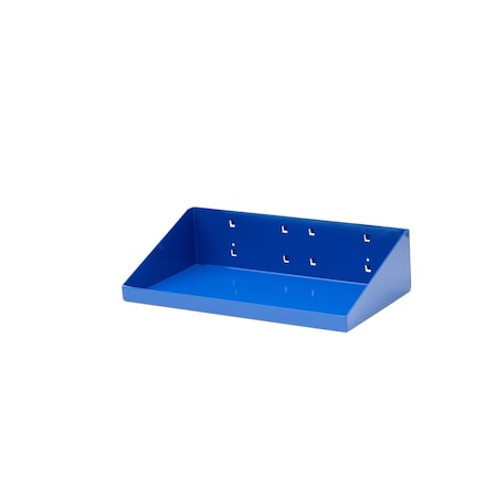 12 In. W x 6 In. D Blue Epoxy Coated Steel Shelf for LocBoard MPN:56126-BLU