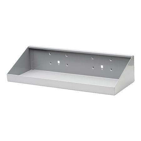 18 In. W x 6-1/2 In. D Gray Epoxy Coated Steel Shelf for LocBoard MPN:56186
