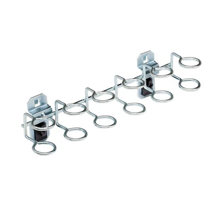 9 In. W Steel Multi-Ring Tool Holder for LocBoard, PK2 MPN:56666