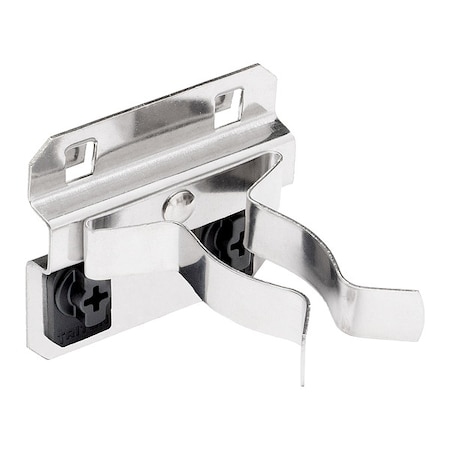 1 In. to 2 In. Hold Range Stainless Steel Extended Spring Clip for Stainless Steel LocBoard, PK3 MPN:63120