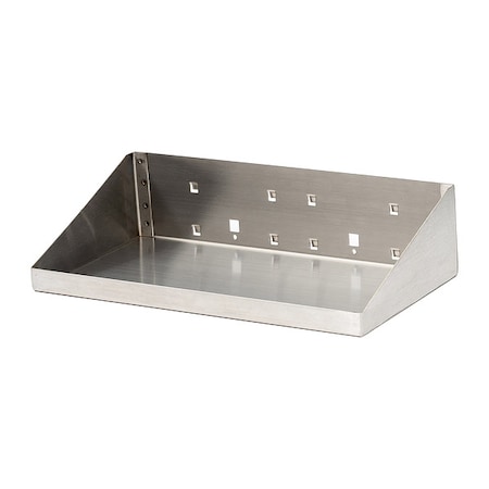 12 In. W x 6 In. D Stainless Steel Shelf for Stainless Steel LocBoard MPN:66126