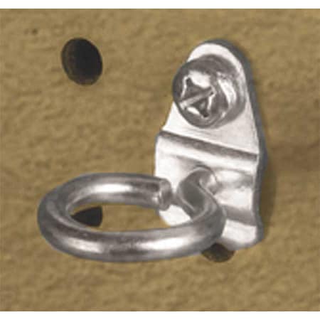 3/4 In. I.D. Steel Single Ring Tool Holder for 1/8 In. and 1/4 In. Pegboard, PK10 MPN:74120