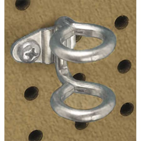 3/4 In. I.D. Steel Double Ring Tool Holder for 1/8 In. and 1/4 In. Pegboard, PK10 MPN:74212