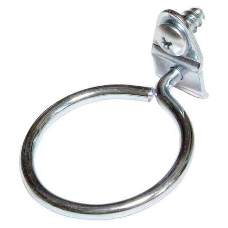 1-3/4 In. I.D. Steel Single Ring Tool Holder for 1/8 In. and 1/4 In. Pegboard, PK5 MPN:74555