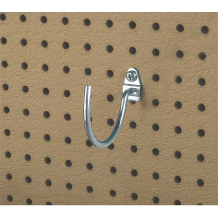 3-3/4 In. Curved Steel Pegboard Hook for 1/8 In. and 1/4 In. Pegboard, PK10 MPN:75230