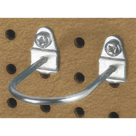 1-3/4 In. I.D. Steel Double Mount U-Shape Pegboard Hook for 1/8 In. and 1/4 In. Pegboard, PK5 MPN:76325