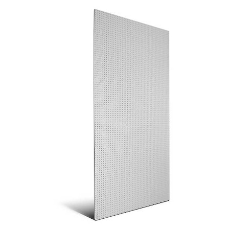 48 In. W x 96 In. H x 1/4 In. D White Polypropylene Pegboard with 1/4 In. Hole Size MPN:DB-96