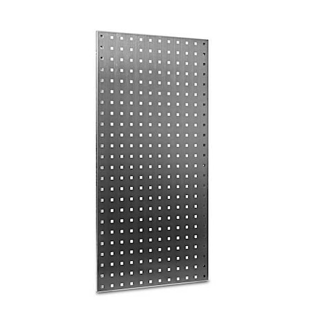 (2) 18 In. W x 36 In. H Stainless Steel 18-Gauge Square Hole Pegboards Mounting Hardware, PR MPN:LB18-S